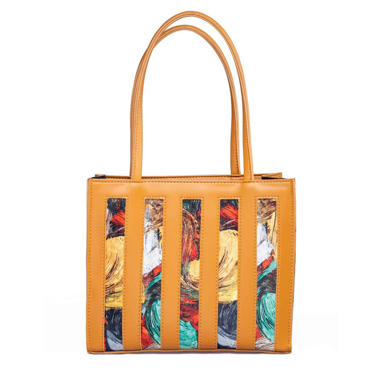 Mustard Lockup Luxe HandBag