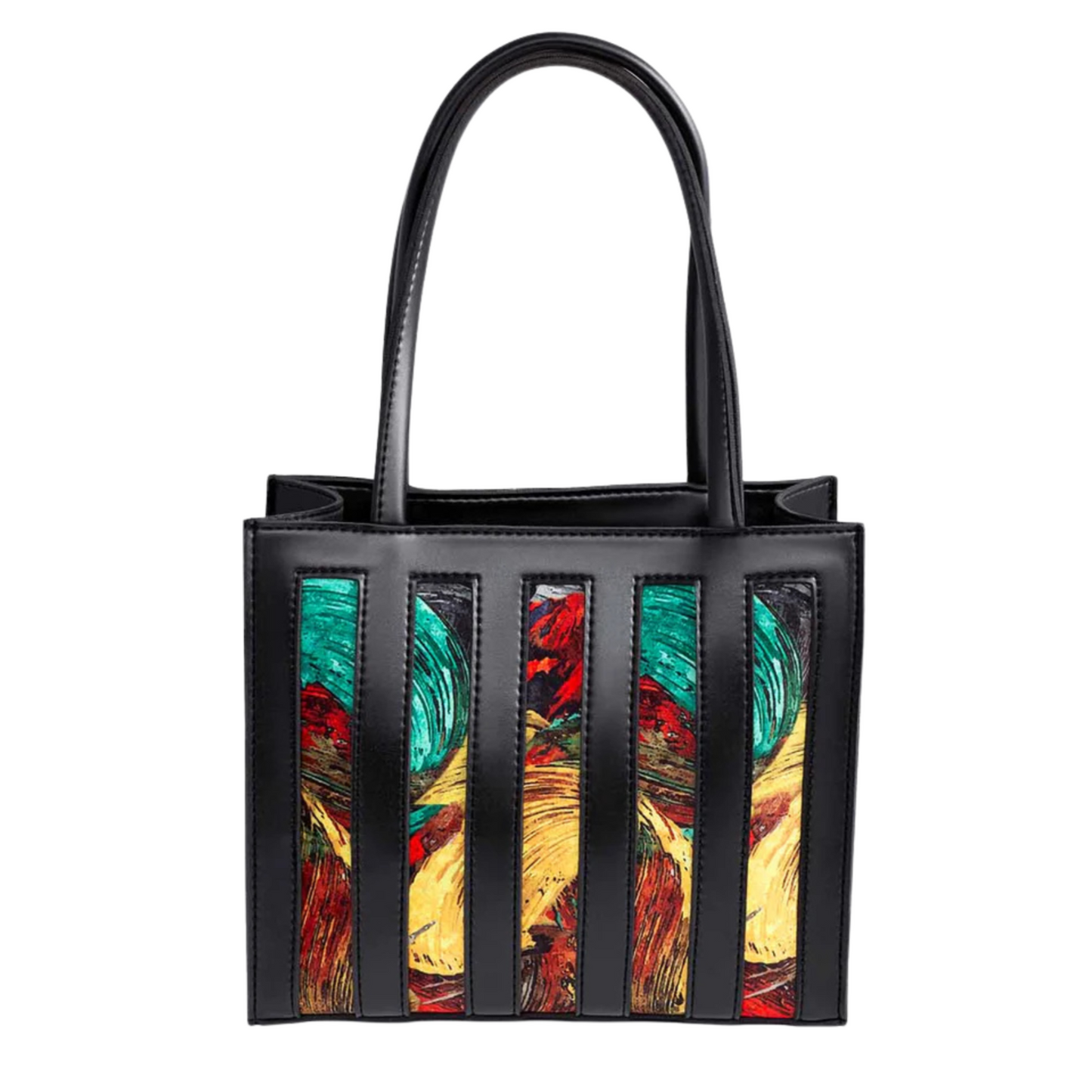 Black Lockup Luxe HandBag