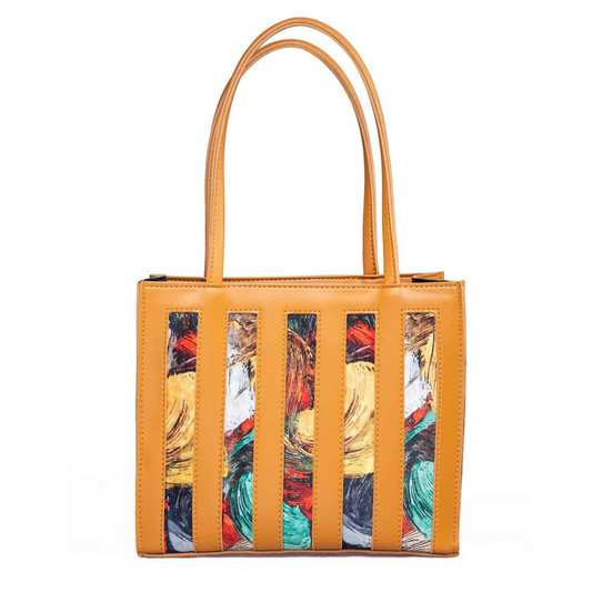 Mustard Lockup Luxe HandBag